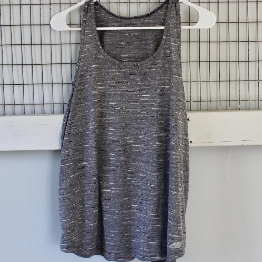 New Balance Blue Gray Running Tank